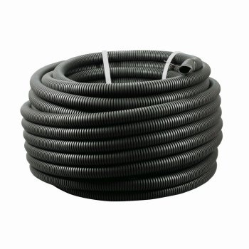 Труба гофрированная ПНД 25мм черный IEK (25)