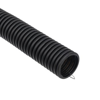 Труба гофрированная ПНД 25мм черный Omnyx (50)