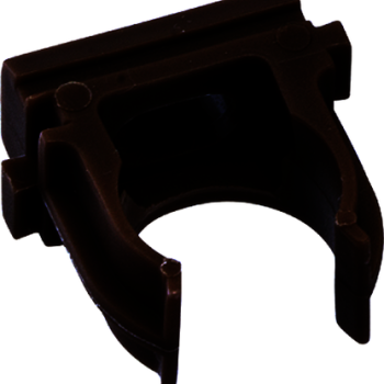 Крепёж-клипса для  трубы D16мм дерево тёмное U-Plast (100)