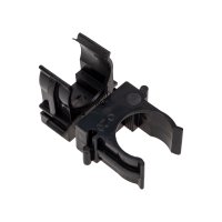 Крепёж-клипса для трубы Ø20мм черный прямой монтаж Omnyx (100/2000)