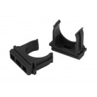 Крепёж-клипса для трубы Ø20мм черный ЭРА (10)