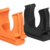 Крепёж-клипса для трубы D25мм оранжевый U-Plast (100)