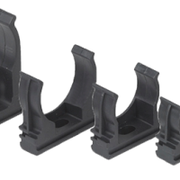 Крепёж-клипса для трубы D40мм чёрный U-Plast (30/420)