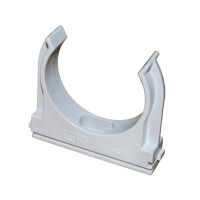 Крепёж-клипса для трубы D50мм серый IEK (25)