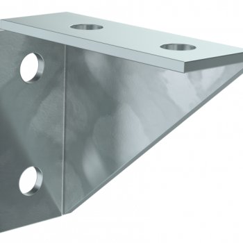 Уголок крепежный двойной усиленный для STRUT-профиля EZ IEK (4)