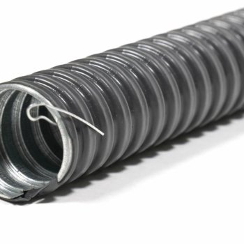 Металлорукав МРПИ НГ  12 в ПВХ черный ЗЭТА с протяжкой (50)