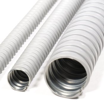 Металлорукав Р3-ЦПнг 15 в ПВХ серый ЗЭТА (50)