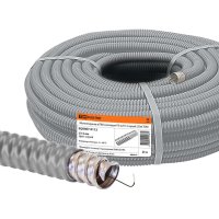 Металлорукав РЗ-Ц-П 12 серый  с протяжкой TDM (25)