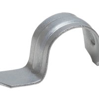 Скоба метал 1-лапковая d16-17мм ПОД ПИСТОЛЕТ U-Plast (100)