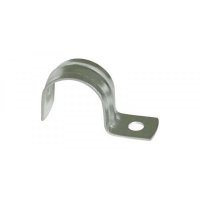 Скоба металлическая 1-лапковая d31-32мм ЗЭТА (50)