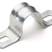 Скоба метал 2-лапковая d12-13мм (100)