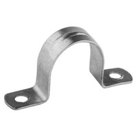Скоба метал 2-лапковая d14-15мм (100)