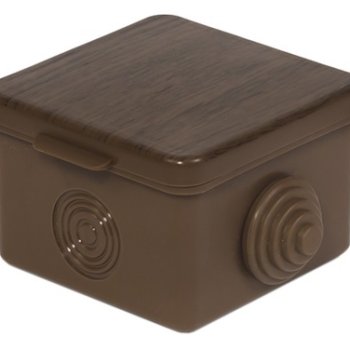 Коробка УПр []65*50 Дуб IP54 4 ввода (150)