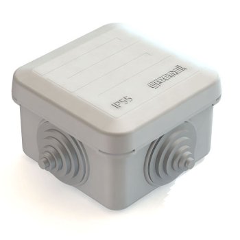 Коробка GE 70х70х40мм IP55 4 вводов (112)