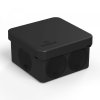 Коробкa [] 70х40мм IP66 6 вводов двухкомпонентная безгалоген прямой монтаж ЧЕРНЫЙ Промрукав (150)