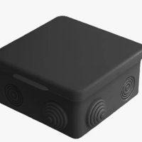 Коробкa []100х50мм IP54 8 вводов ЧЕРНАЯ U-Plast (60)