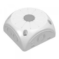 Коробкa []100х50мм IP68 6 вводов д/видеокам. двухкомп безгалоген прямой монтаж белый Промрукав (20)