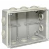 Коробкa []190х140х70мм IP54 10 вводов прозр крышка U-Plast (18)