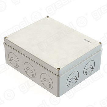 Коробка GE 240х195х90мм IP55 10 отводов (6)