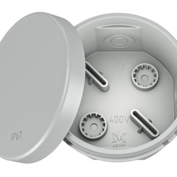 Коробка GE  ø75x40мм IP67 4вводa двухкомпонентная HF атмосферостойкая (60)