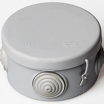Коробкa Тусо D80x50мм IP55 4 ввода (100)