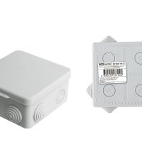 Коробка TDM 80х80х50мм IP54 7вводов штрихкод (100)