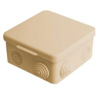 Коробка  TDM  []100*55 крем IP54 8ввода штрих (18)