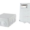 Коробка TDM 190х140х70мм IP55 10вводов штрихкод (20)