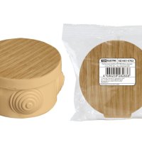 Коробка TDM D 85*40 сосна IP54 4ввода штрихкод (32)