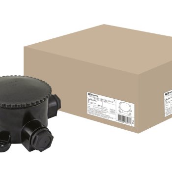 Коробка ОП 4-х рожк. карболит IP65 D95 TDM (6)