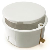 Коробка GE d80х40мм крышка лапки (175)