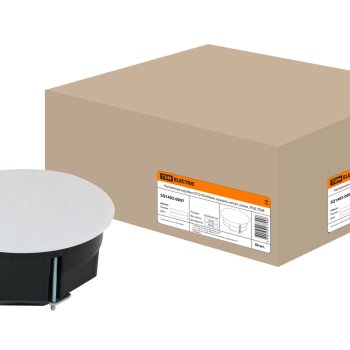 Коробкa TDM d103х50мм крышка лапки (60)