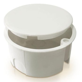 Коробка GE d80х40мм крышка белый (175)