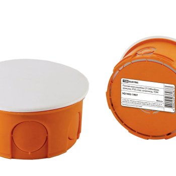 Коробкa TDM d 80х40мм крышка штрихкод (175)