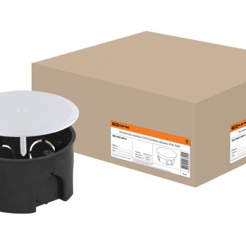 Коробка TDM d103х50мм крышка IP20 (60)