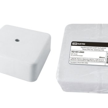 Коробка TDM  [] 75/28 белый штрихкод (80)