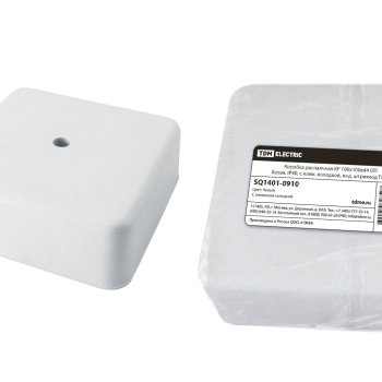 Коробка TDM []100/44 белый клемма штрихкод (25)