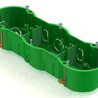 Подрозетник GE 212*70*45 металлические лапки (45)