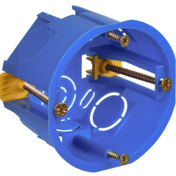 Подрозетник IEK GENERICA d68*45 пласт. лапки (200)