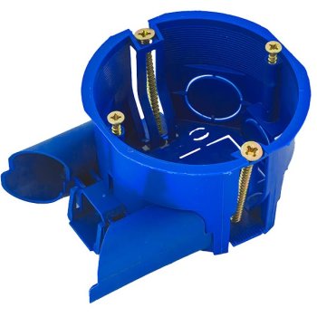 Подрозетник GUSI С3Е3 КК d68*45 пласт. лапки с кабель-каналом (200)