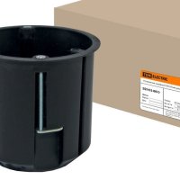 Подрозетник TDM d73*73 металлические лапки, саморезы (96)