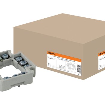 Клеммник для распаячных и установочных коробок с шагом 60мм, IP20, TDM (10)