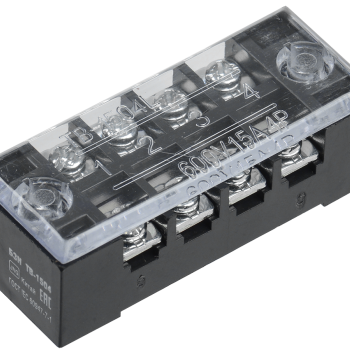 Блок зажимов  15А 4пар до 1.5мм² TB 1504 IEK (100)