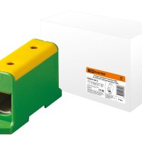 Клемма вводная 2ввода 35-240мм² желто-зеленый КВС TDM (5)