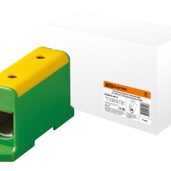 Клемма вводная 2ввода 35-240мм² желто-зеленый КВС TDM (5)