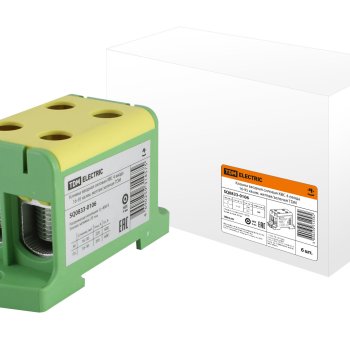 Клемма вводная 4ввода 16-95мм² желто-зеленый КВС TDM (6)