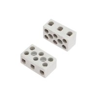 Колодка клеммная   5А 1.5-4мм² x3 керамика Rexant (100)