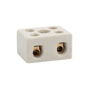 Клемма керамическая винтовая  10А 2.5-10мм² х2п  Rexant (100)