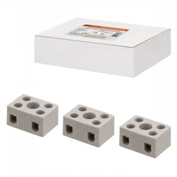 Керамический блок зажимов  10А 2пар TDM (40)