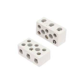 Колодка клеммная  15А 4-12мм² x3 керамика Rexant (45)